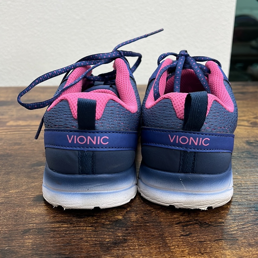 Vionic Shoes Women’s Size 9 Indigo Miles Purple Pink Sneakers - Picture 4 of 17